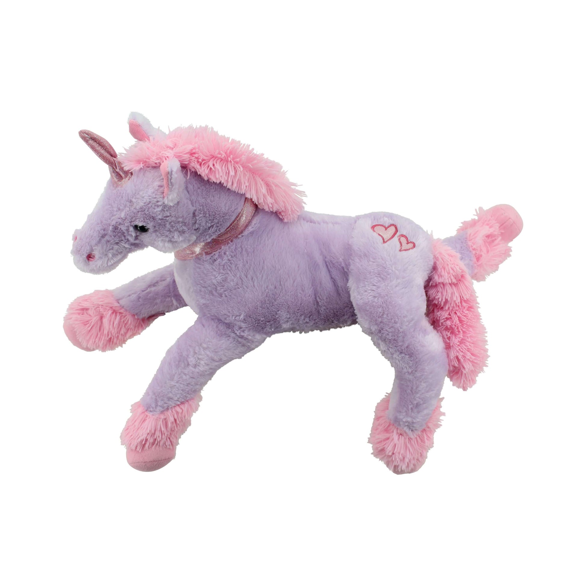 sweety toys 0142 einhorn plüschtier 62 cm lila  unicorn pegasus kuscheltier kuschelpferd mit rosa mähne