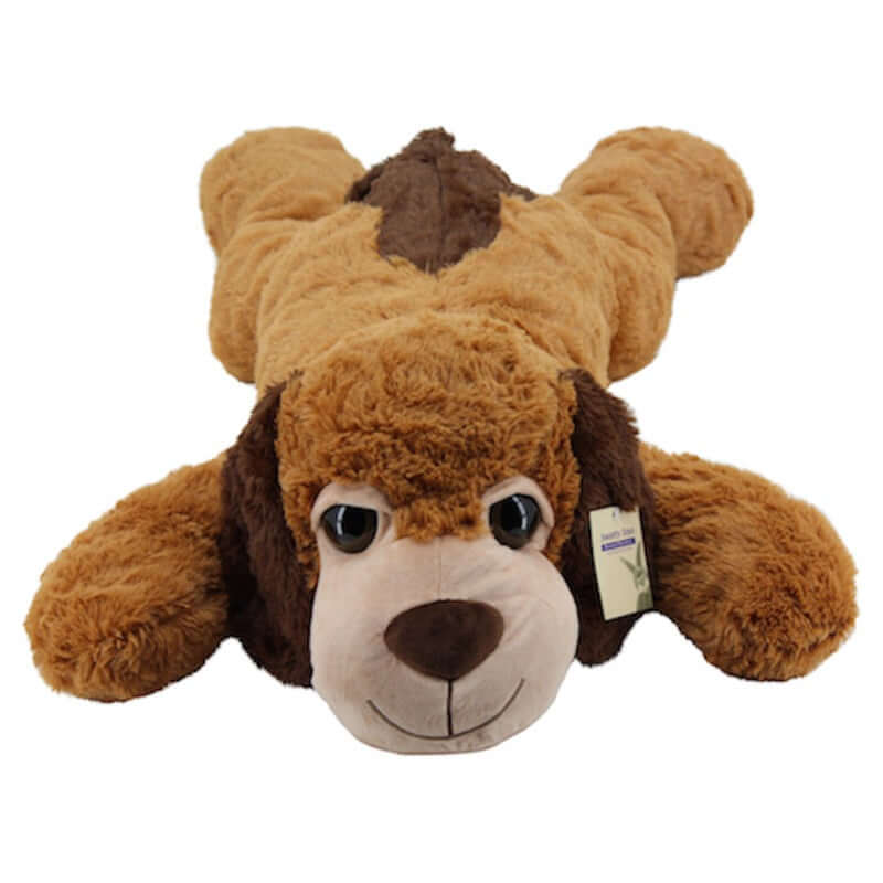 Sweety Toys 10196 dog BENJI plush dog cuddly dog lying XXL cuddly toy giant Teddy BROWN 100 cm