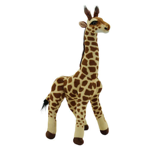 sweety toys 10561 plüsch giraffe stofftier stehend 53 cm, gelb braun kuscheltier giraffe für kinder