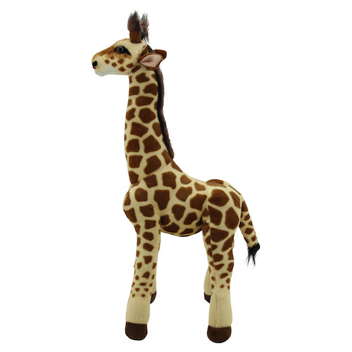 sweety toys 10561 plüsch giraffe stofftier stehend 53 cm, gelb braun kuscheltier giraffe für kinder