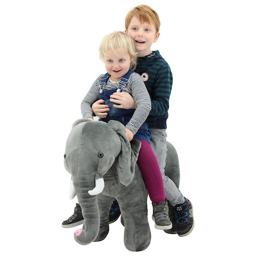sweety toys 10608 reittier elefant 90 cm stehtier zu reiten mit sound