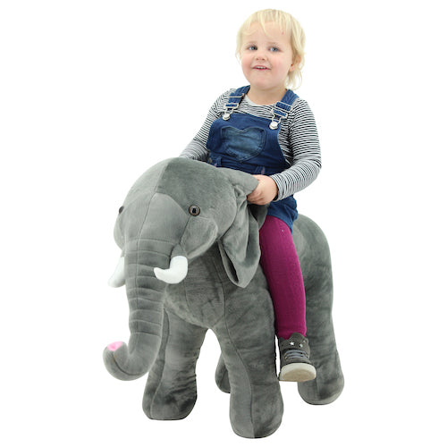 sweety toys 10608 reittier elefant 90 cm stehtier zu reiten mit sound