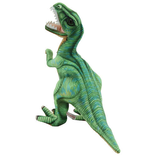 sweety toys 10813 kuscheltier dino 57 cm grün dinosaurier tyrannosaurus rex kuscheltier plüschtier