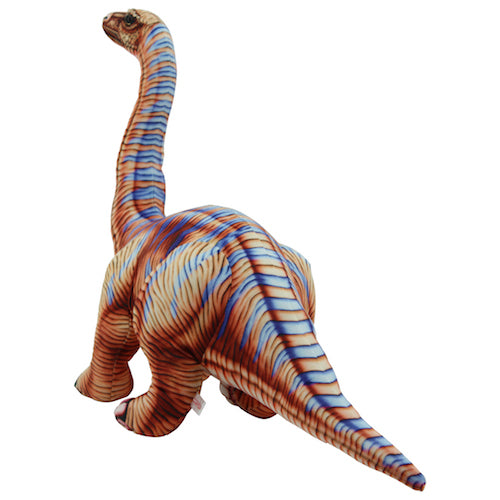 sweety toys 10851 kuscheltier dino 78 cm braun  dinosaurier apatosaurus - trügerische echse-