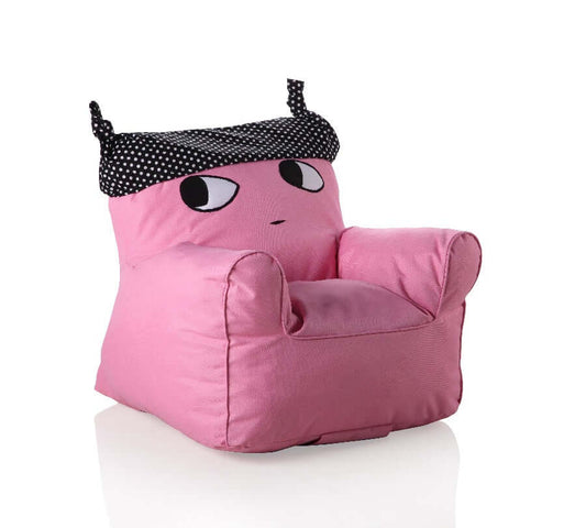 sweety toys 11513 sessel kindersessel pink mit schwarzem hut- indoor/outdoor-waterproof