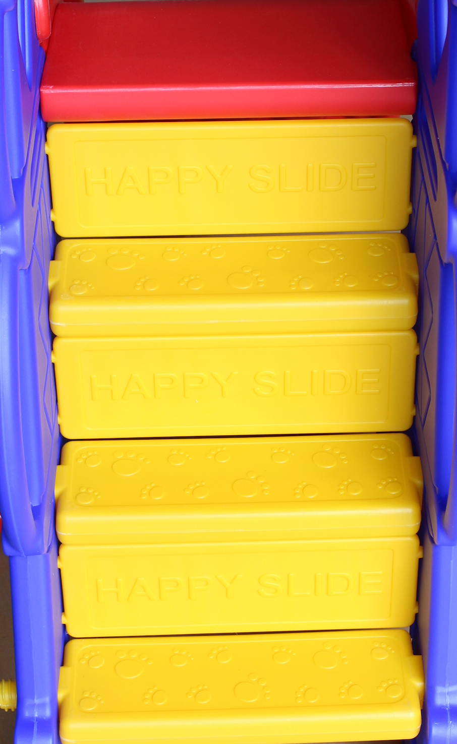 b - ware sweety toys 12718 schaukel und rutsche spielset 3-in 1 produkt rot/gelb/blau mit basketballkorb im eifelturmdesign