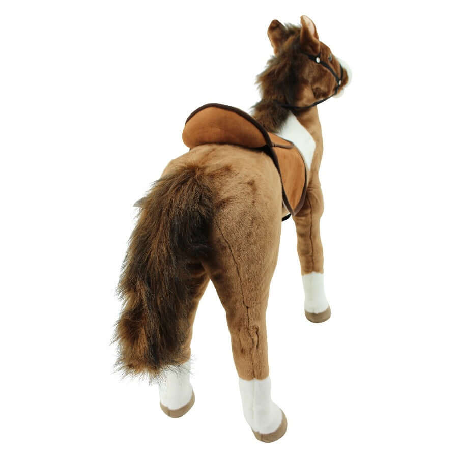 Pony Giocattolo Nero Frisone Spike Con Camioncino E Passaporto, Per Bambini Dai 3 Anni