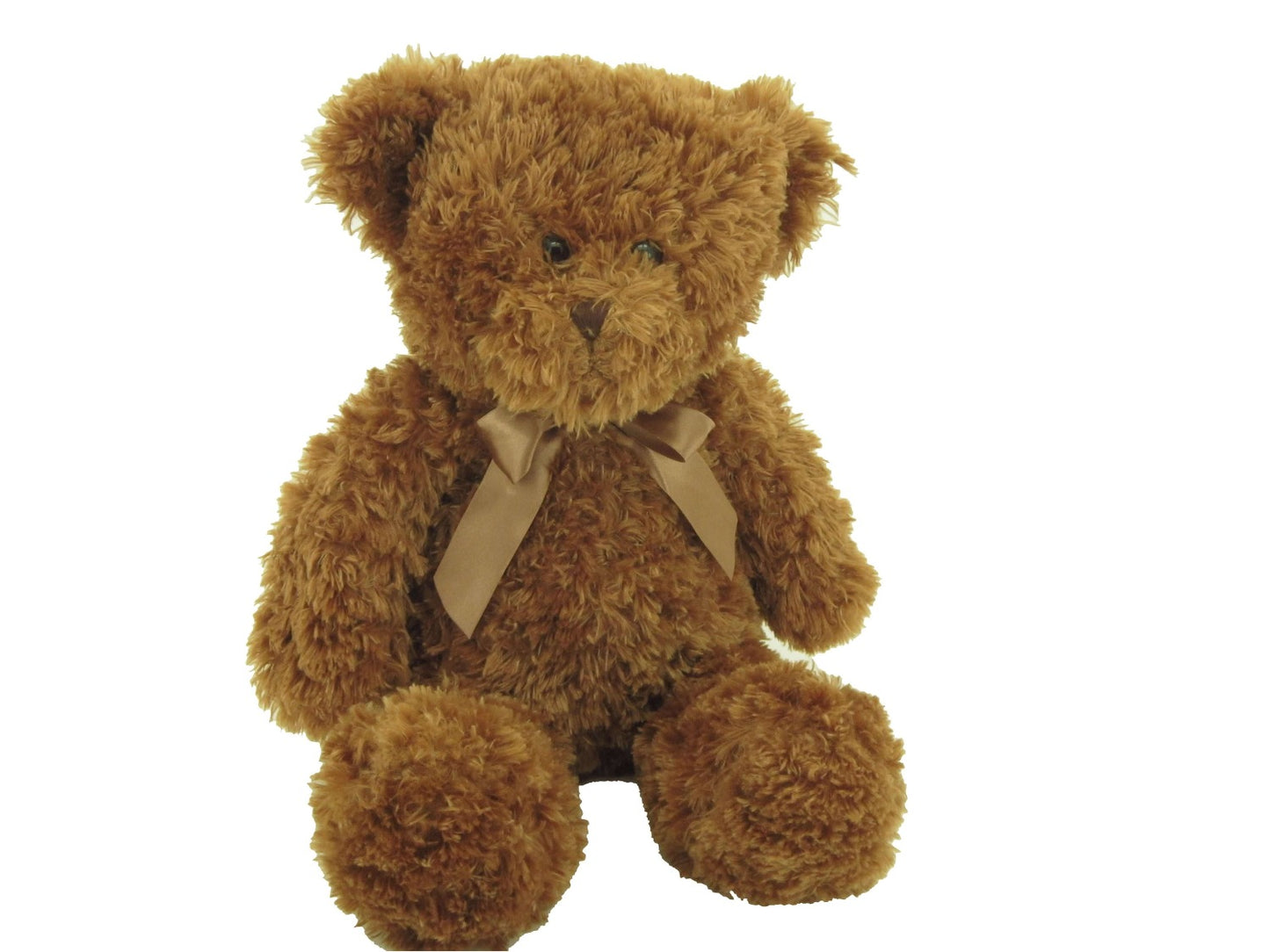 sweety toys teddy bär kuschelbär, schlenkerbär, 60cm - curly (lockiger plüsch) braun