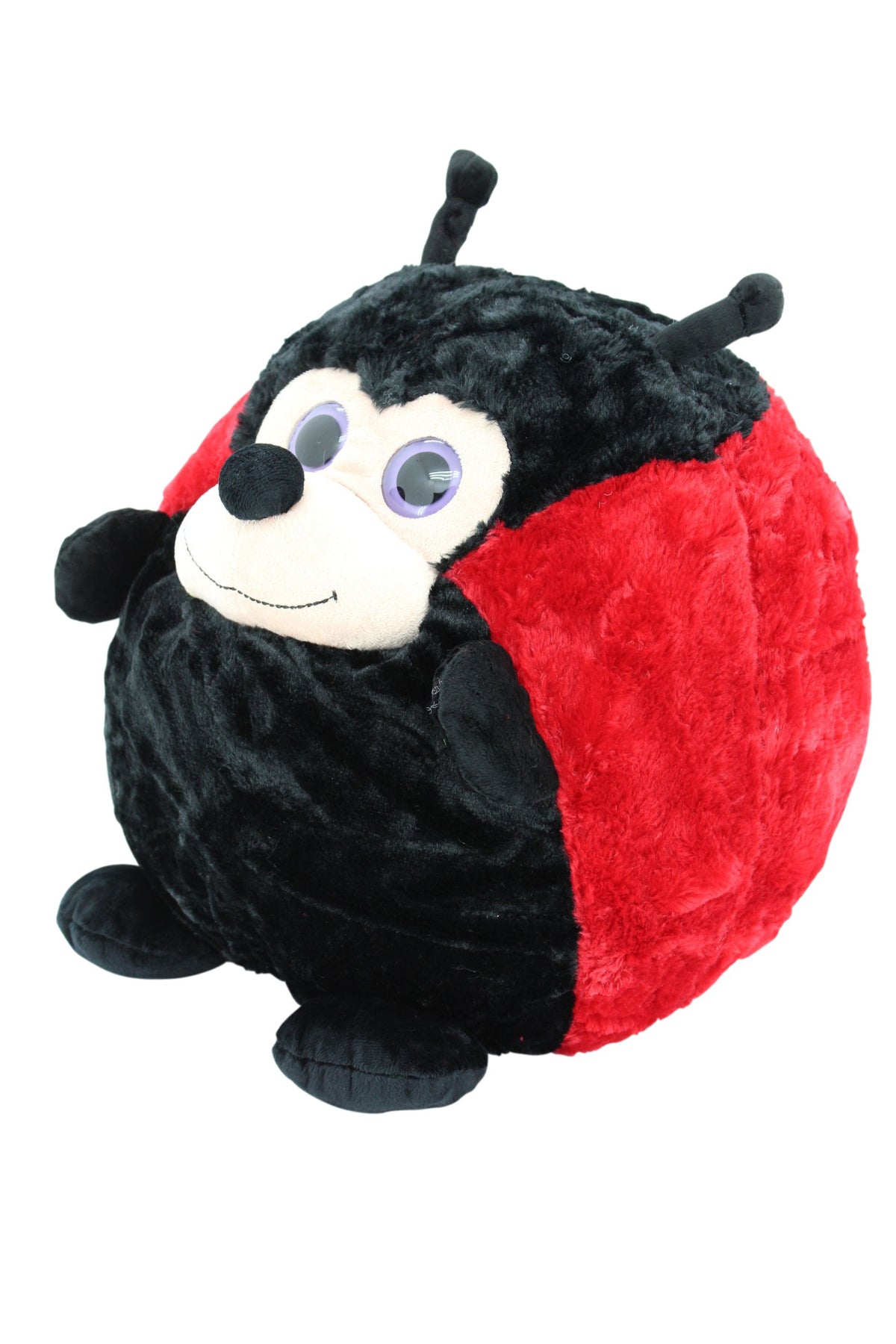 Sweety Toys 5024 Plüschtier Marienkäfer -rundes Kissen Kuscheltier 45c