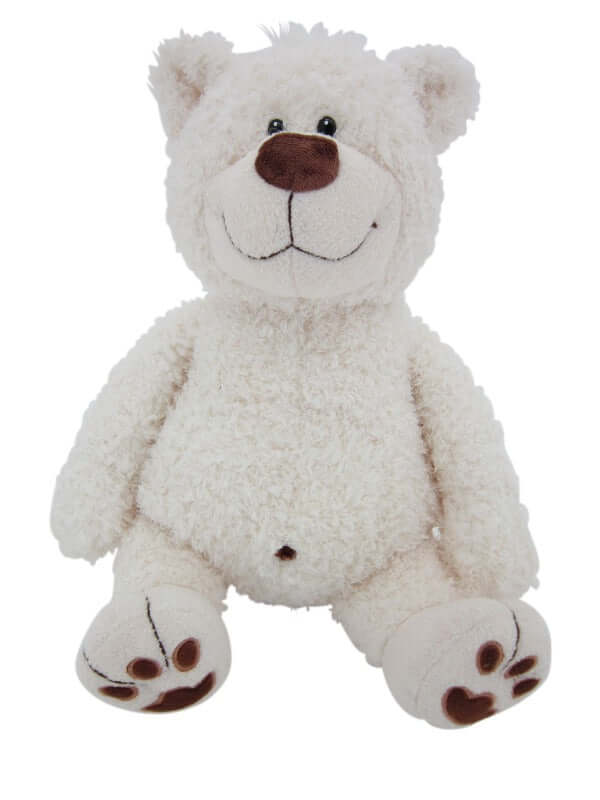 sweety toys 612145 teddybär plüschbär teddy willi 50 cm - in 2 farben lieferbar (beige und weiß) weiß