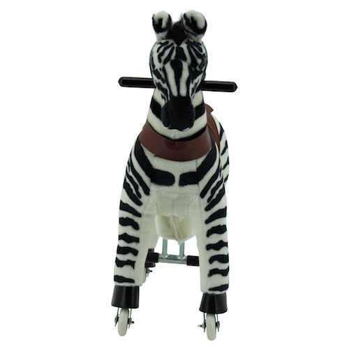 sweety toys 7233 reittier zebra auf rollen für 3 bis 6 jahre-riding animal