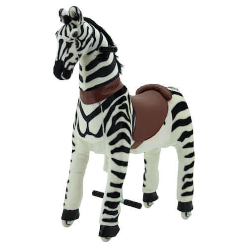 sweety toys 7240 reittier zebra auf rollen für 4 bis 9 jahre -riding animal