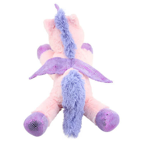 sweety toys 11001 set - steckenpferd einhorn & kuscheltier einhorn plüschtier 65 cm rosa unicorn kuscheleinhorn stofftier