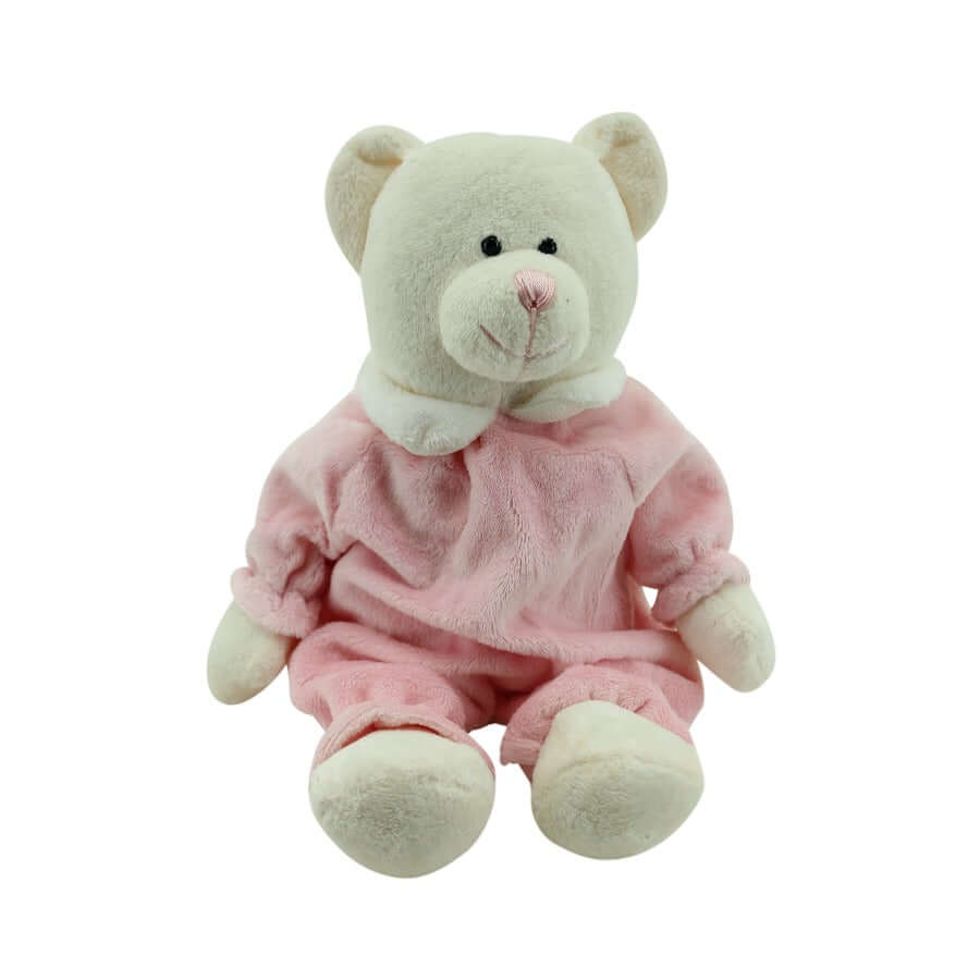 sweety toys 90228 kuschelbär betti, schlafbär teddy 31cm - rosa
