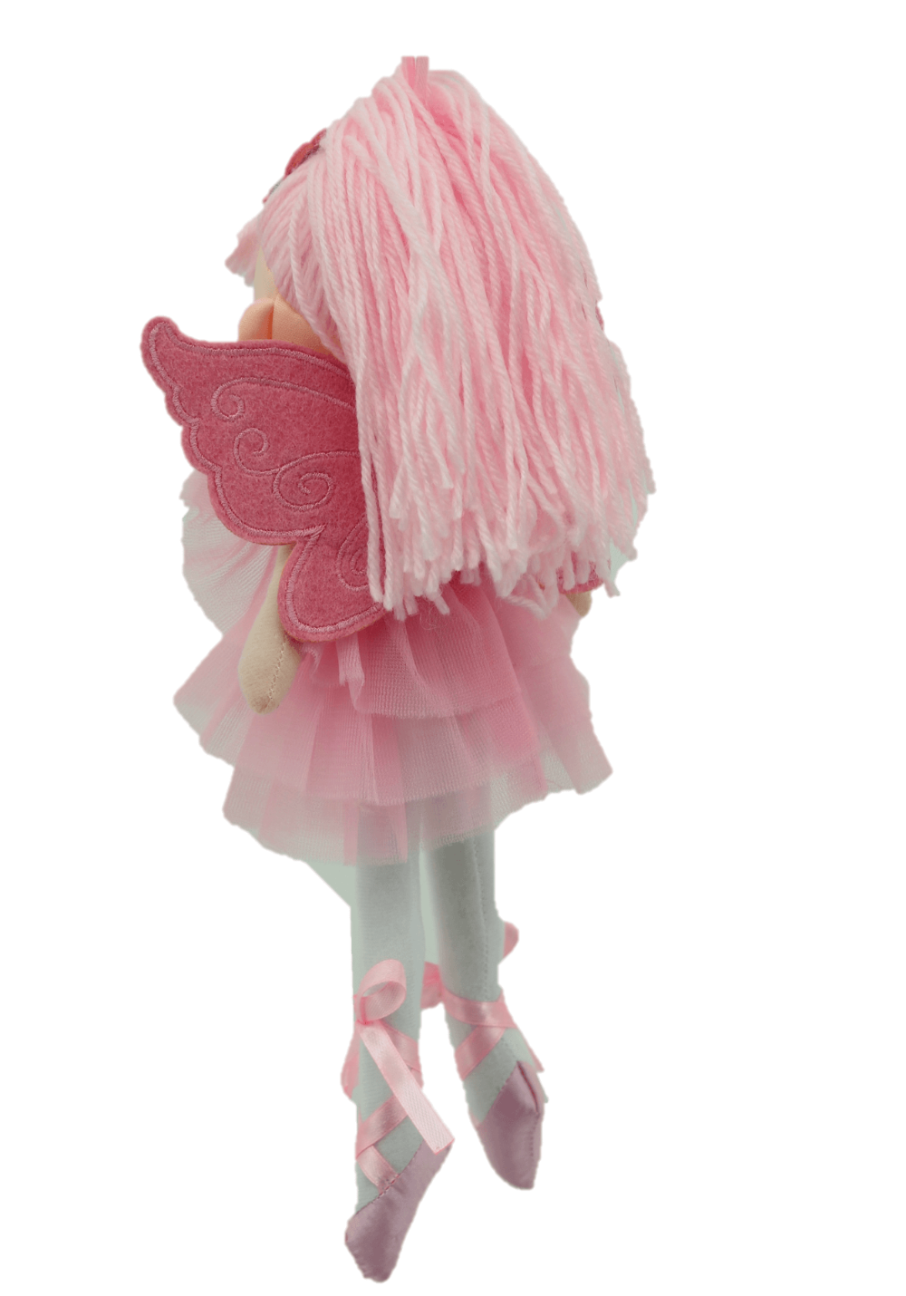 sweety toys 13272 stoffpuppe softpuppe ballerina fee plüschtier prinzessin 30 cm rosa mit krone