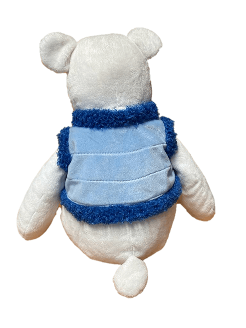 sweety toys eisbär teddybär 35 cm mit blauer oder grüner weste