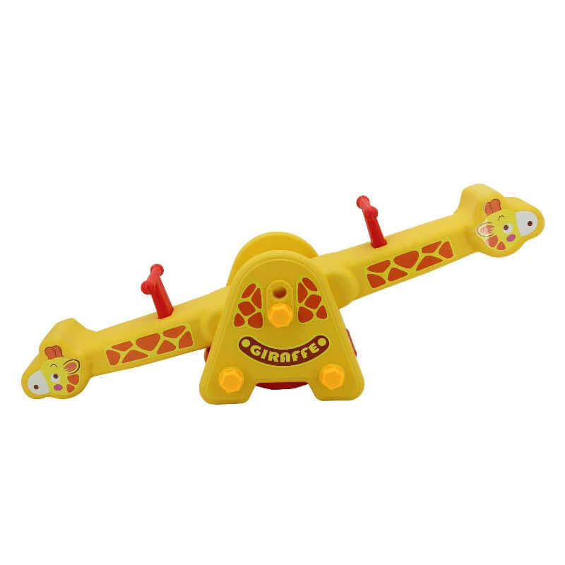 sweety toys 12855 spielzeug wippe im giraffendesign- höhenverstellbar
