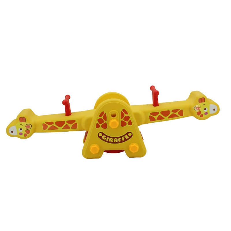 sweety toys 12855 spielzeug wippe im giraffendesign- höhenverstellbar