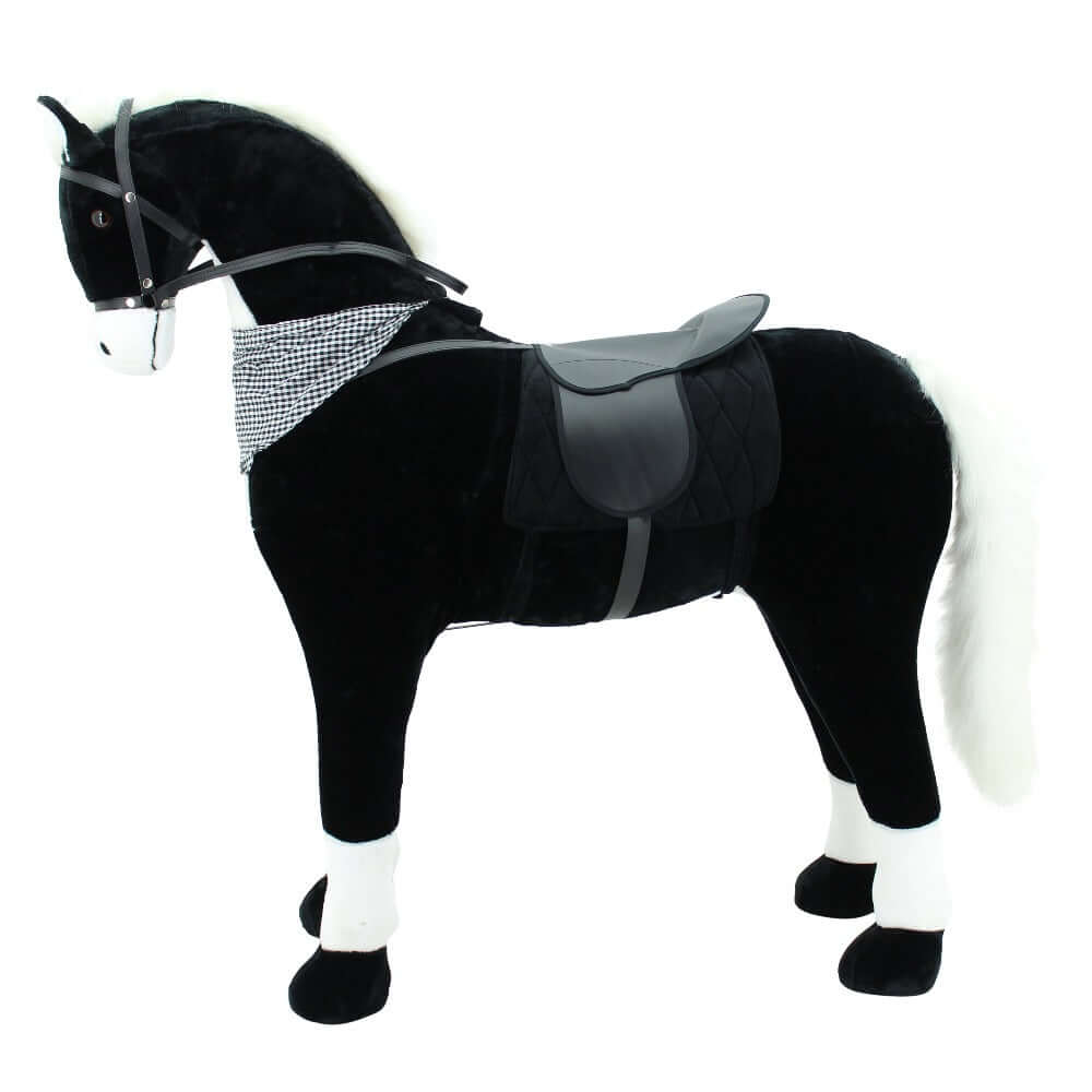 SweetyToys cavallo in piedi BLACK DIAMOND 125 cm nero