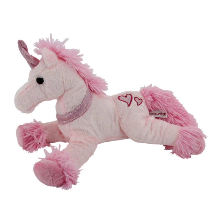 sweety toys 3945 kuscheltier einhorn plüschtier plüschpferd 30 cm rosa